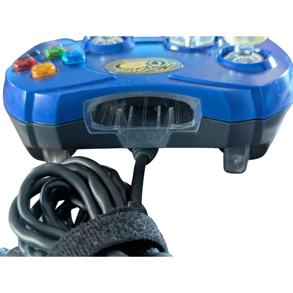 Controller Madcatz Blue for Microsoft XBOX Console Video Game System 4516 Wired